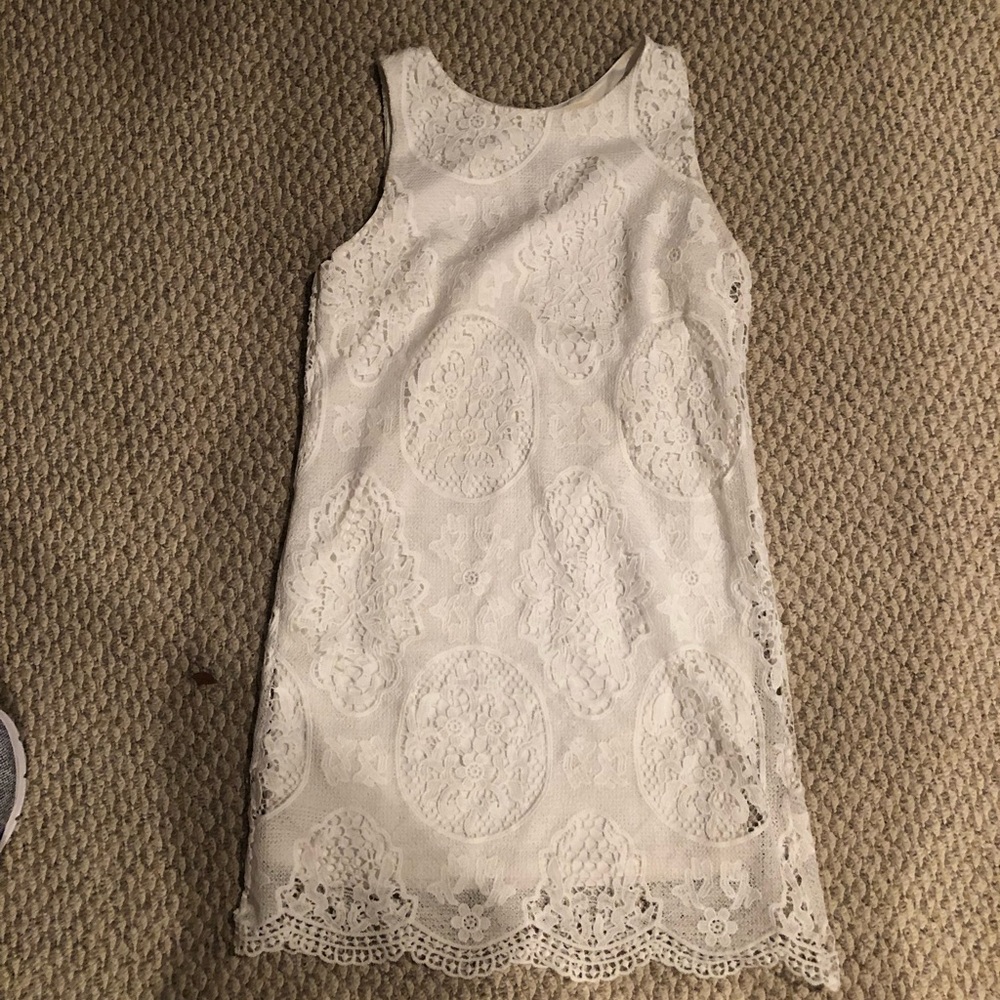 White Shift Dress